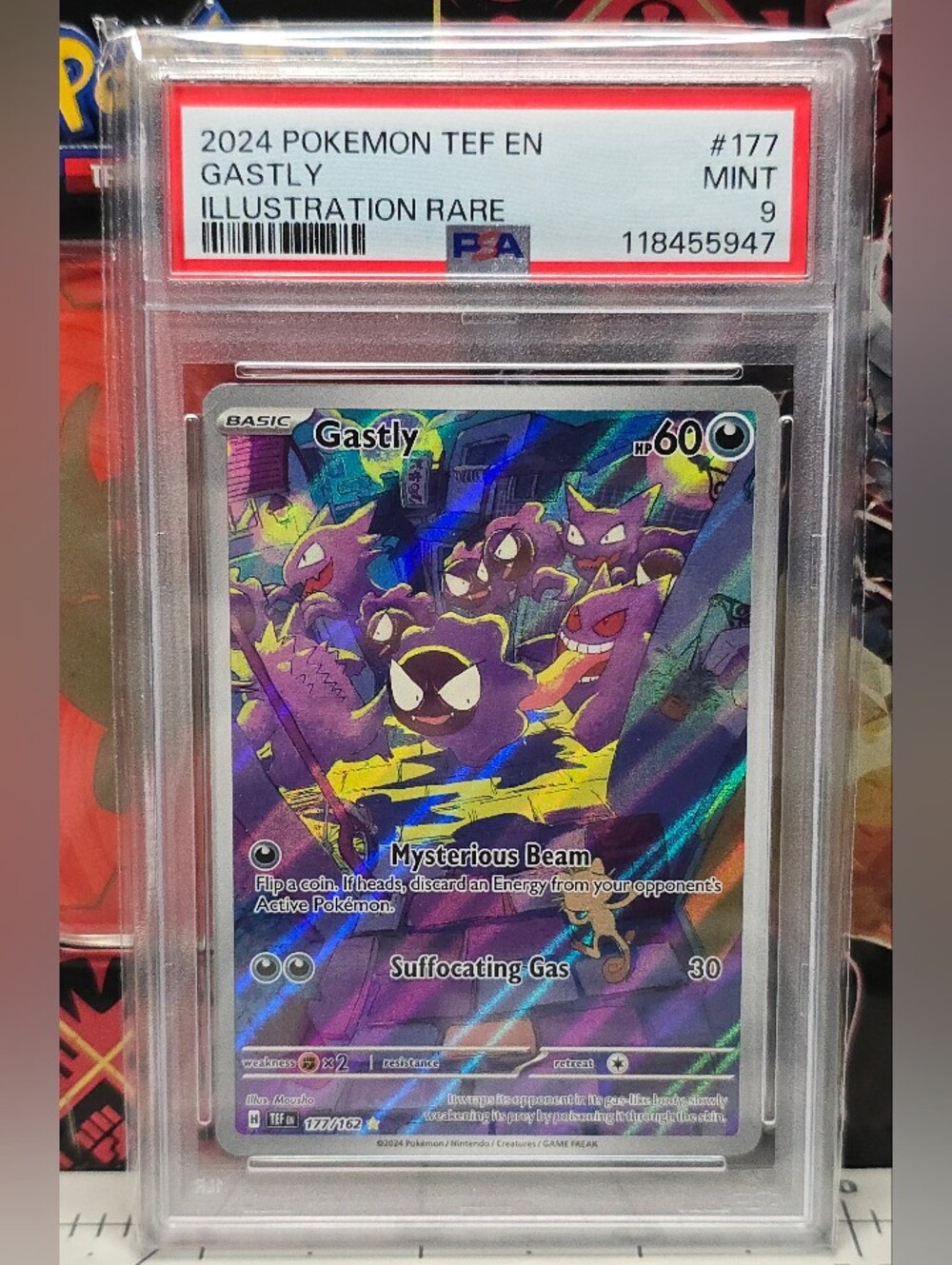 PSA 9 2024 Illustration Rare Gastly